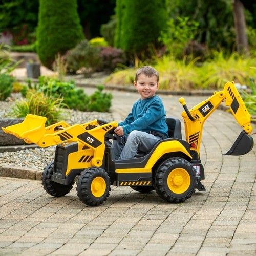 Cat backhoe tractor electric - cat,