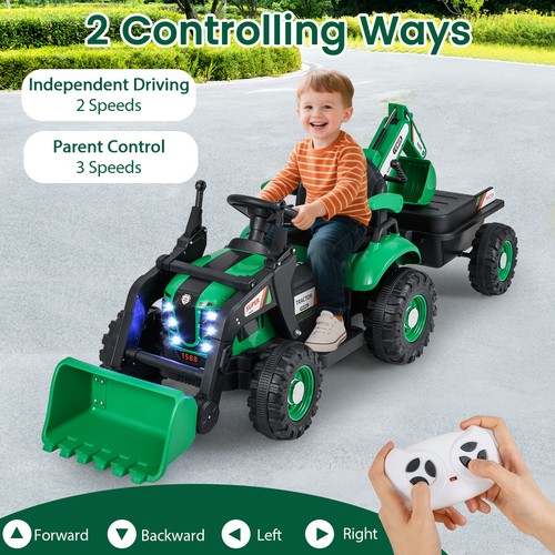 Ride on tractor - 4-in-1, for