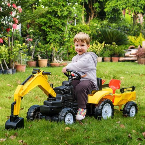 Homcom kids pedal - homcom, kart