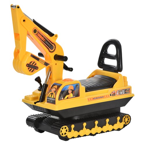 Ride excavator digger toy - on,