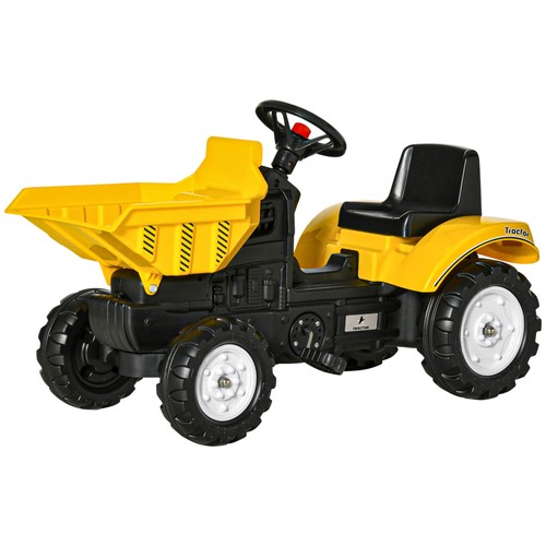 Homcom ride tractor - on,
