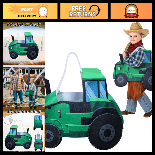 Halloween tractor ride - 3d,