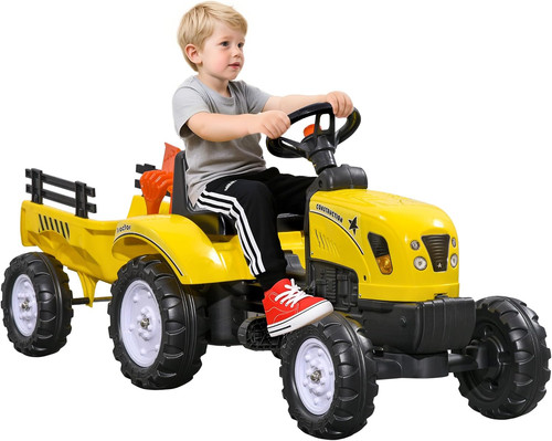 Homcom kids ride tractor - homcom,
