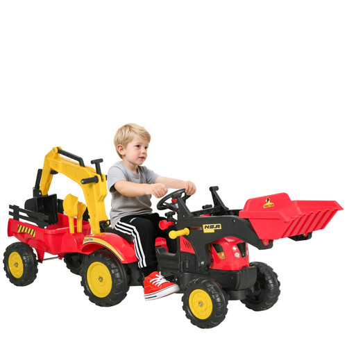 Homcom ride tractor for - on,