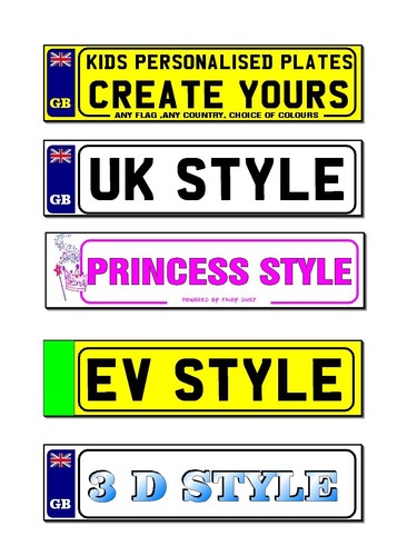 Kids personalised number - kids,